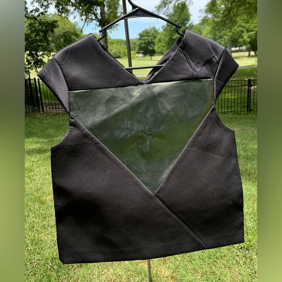 Kate Spade Saturday Scuba Diamond Stitch Neoprene Top, Size L NWT - Picture 2 of 7